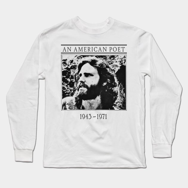 An American Poet Long Sleeve T-Shirt by PIKASOAN